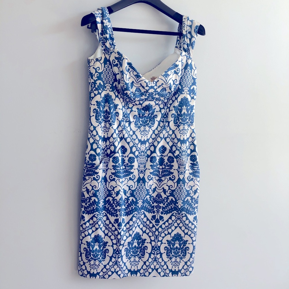 NWOT Milly Blue and White Dress (size 6)